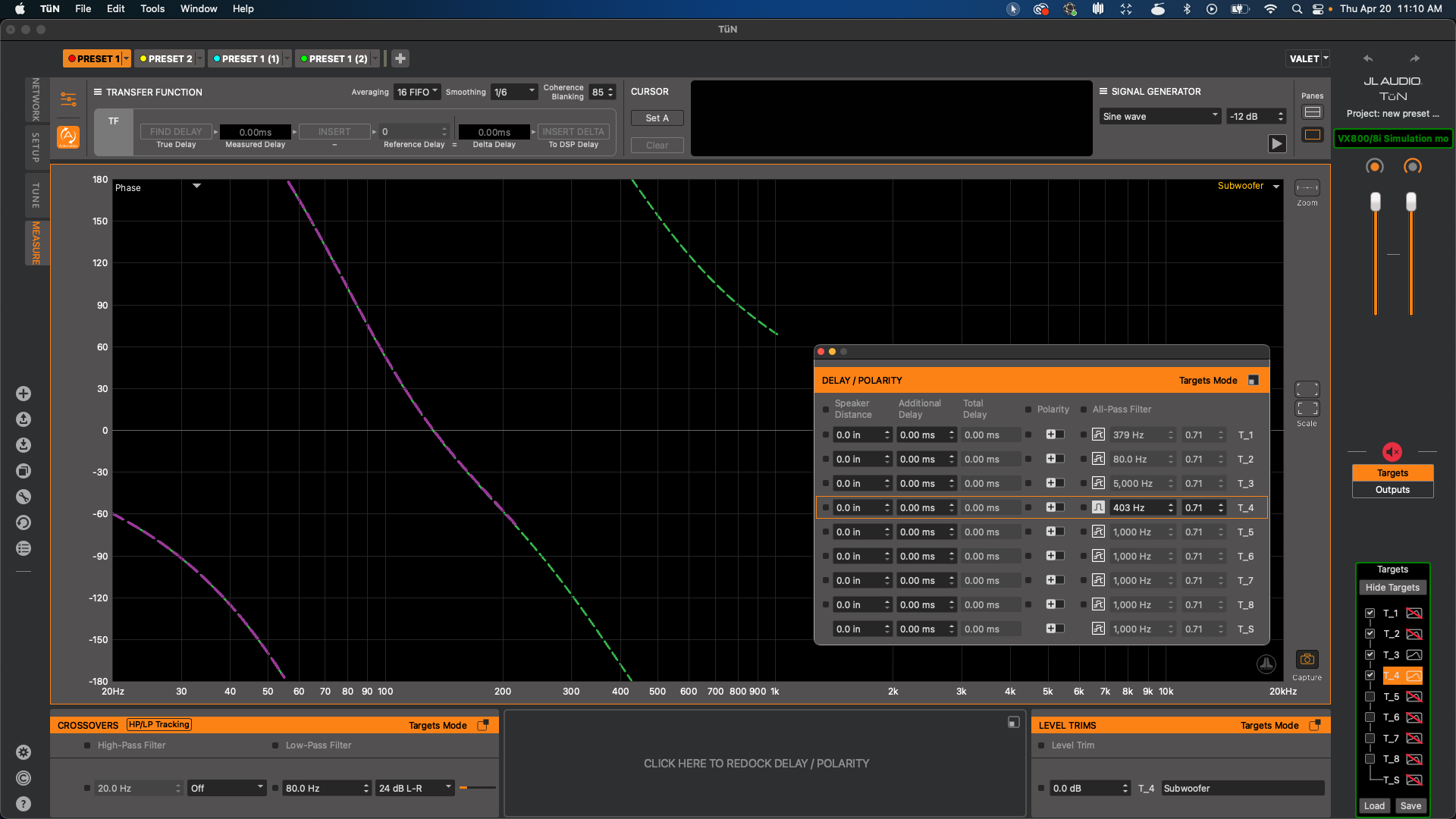 TüN® 4: Creating Target Curves – JL Audio Help Center - Search Articles